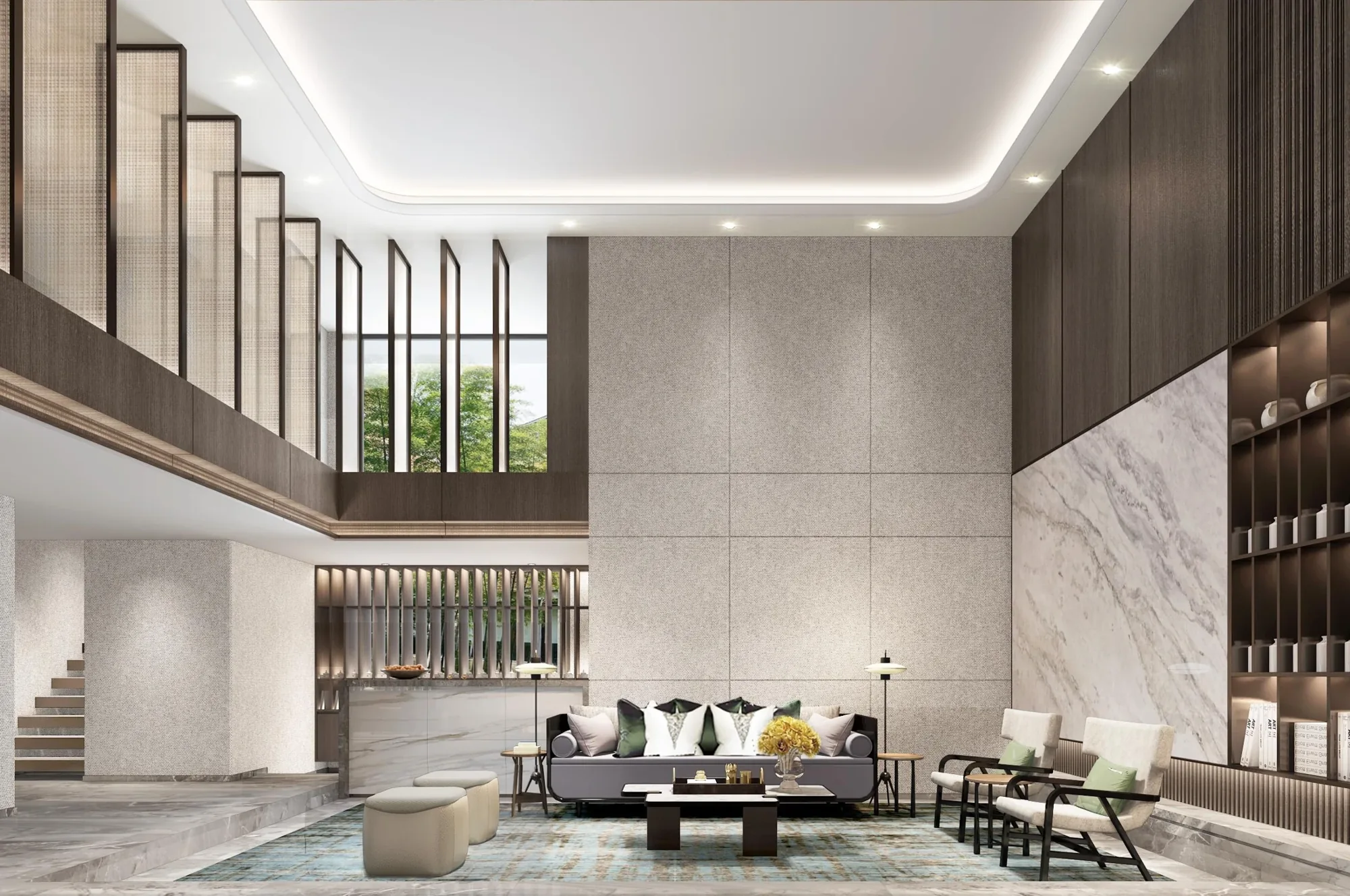 Chongming Island Villa — Gathering Lounge