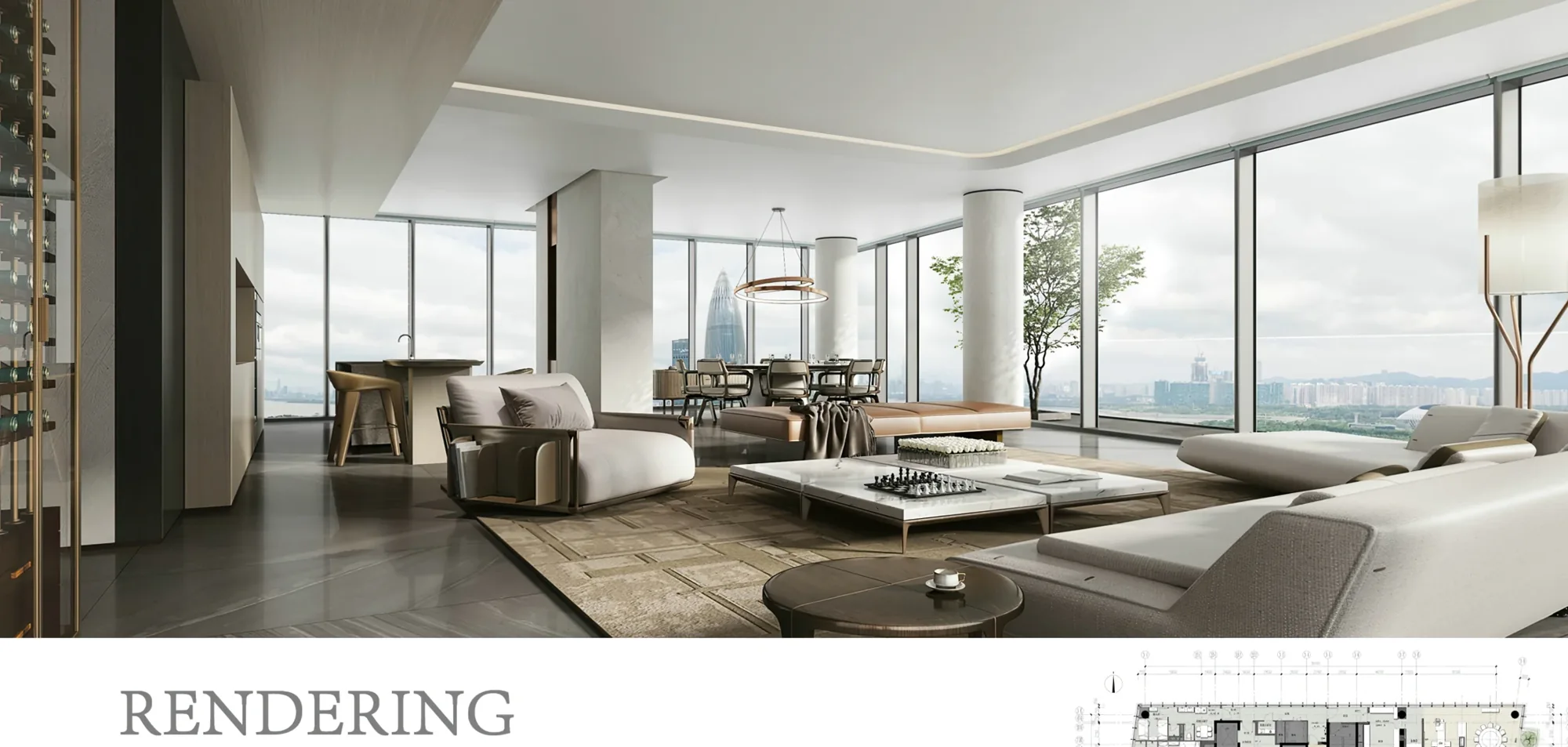 Shenzhen Bay One Residence — Living Room