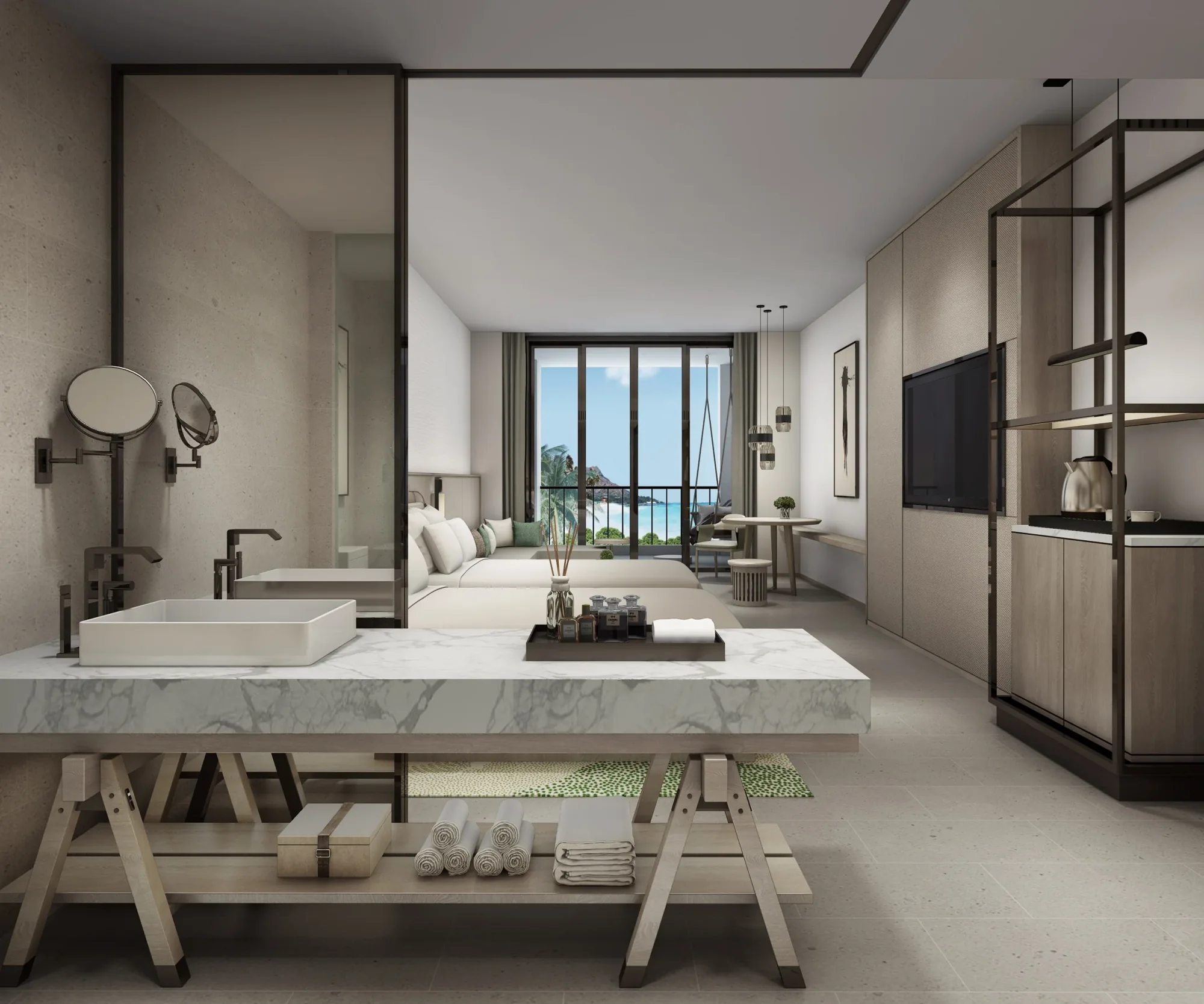 Xin Hua Lian Hotel — Living Suite